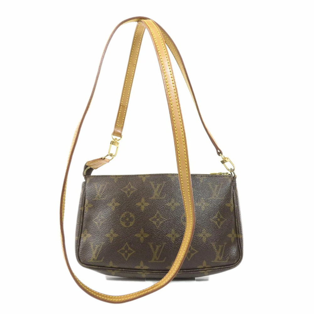 Louis Vuitton Pochette Accessoires Monogram Shoulder Bag Canvas - Picture 2 of 11
